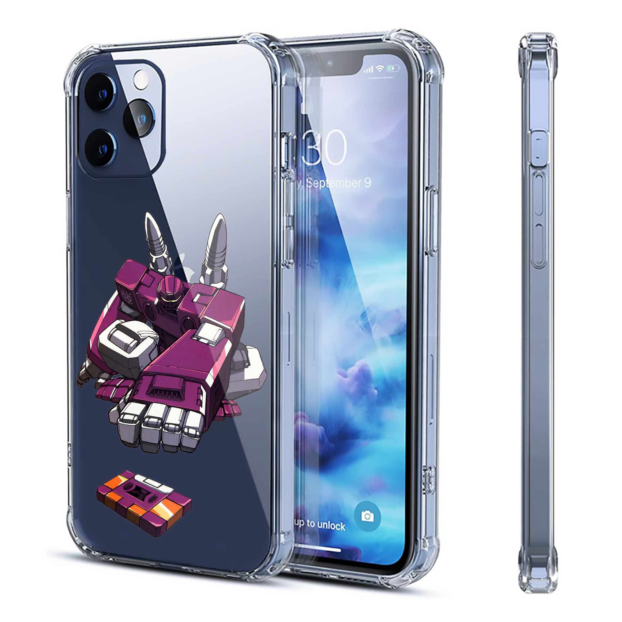 （画像用）  【iPhone 12シリーズ対応】透明スマホケース（クリアソフトケース）